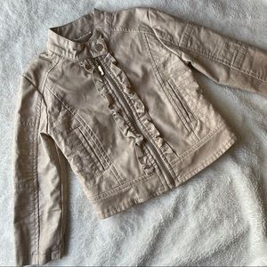 Mayoral girl faux leather moto jacket - 2T